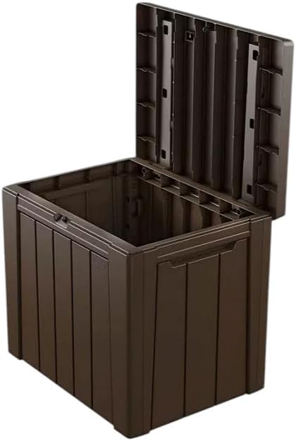 30 Gallon Deck Container,All-Weather Seamless Indoor Comfort Meets Outdoor Durability for Every Environmen (Brown)