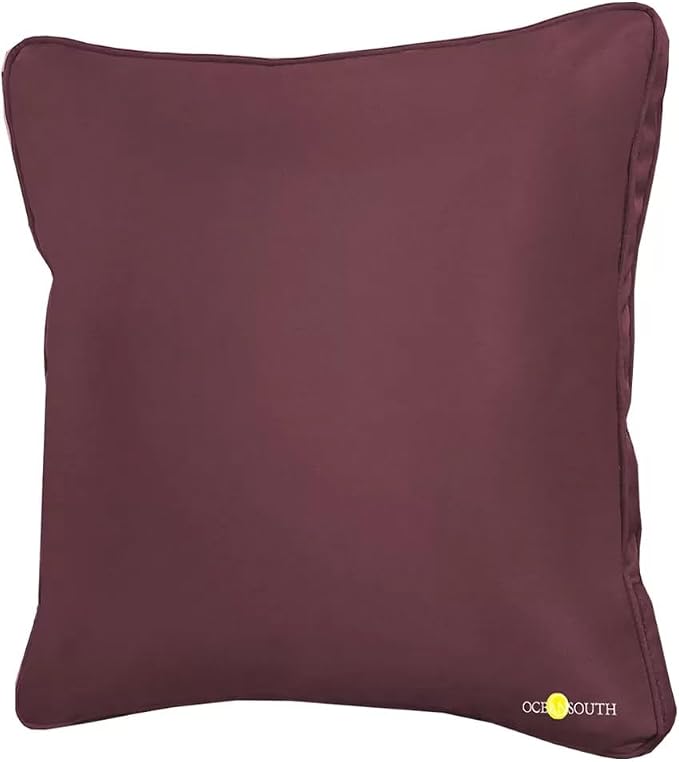Oceansouth Boat Deck Pillow/Outdoor Waterproof Throw Pillow (Gray, 20 x 20) Cushion Outdoor Furniture Lumbar Back for Chair Patio seat Cover Chairs Home Decor Pillows Waterproof Bed Cases Garden