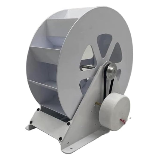 100W Micro Hydro Turbine Generator - Low-Speed Waterwheel Hydroelectric Power Plant for Outdoor Use, Disc-Type Electricity Generation, Eco-Friendly Energy Solution