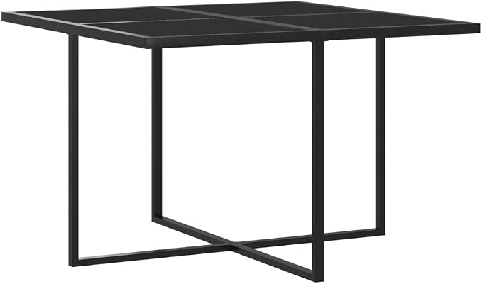 9-Piece Patio Dining Set, 8-Person Gray PE Rattan Outdoor Sectional Furniture with Tempered Glass Table, 4 Chairs, 4 Stools, and Anthracite Thick Cushions for Backyard, Garden and Porch