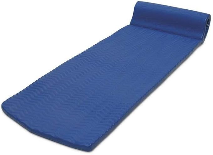 Poolmaster Soft Tropic Comfort Swimming Pool Mattress Float, Blue