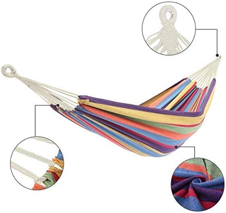 Hammock, Great Travel and Camping Hammock with Two 2M Tie Ropes Back Bag