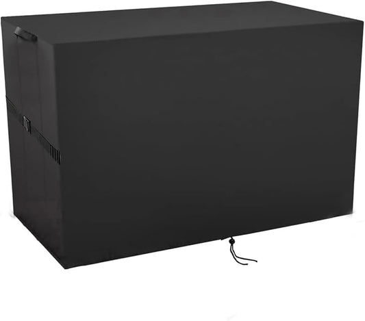 Outdoor Storage Box Cover，Waterproof Resin Storage Bin Cover Deck Box Covers-20.9"L x 19.3"W x 31.1"H