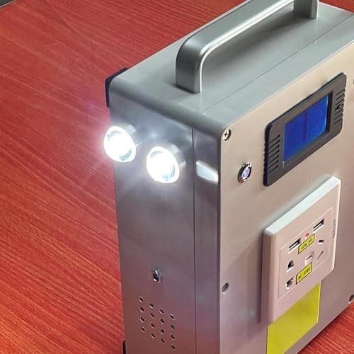 Portable Emergency Hand Crank Generator 30W/150W/500W - Outdoor Power Supply with LED Light, Ideal for Home and Camping, Reliable Backup Energy Solution