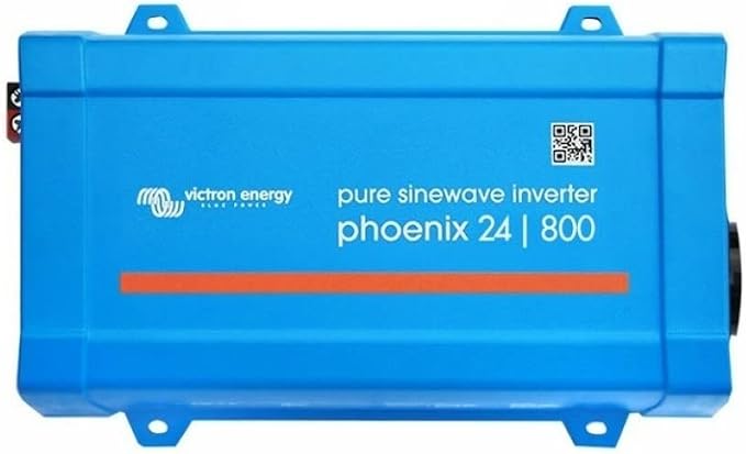 Victron Energy 800VA 24-Volt 120V AC VE.Direct Pure Sine Wave Inverter, | with NEMA GFCI