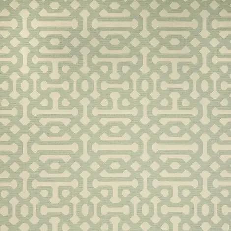 RSH DECOR: Sunbrella Lumbar & Square Pillows Set of 4 | 20" x 12" & 20" x 20" | Water and Fade-Resistant Performance Fabric | Outdoor Throw Pillows for Patio Furniture | Made in USA (Fretwork Mist)