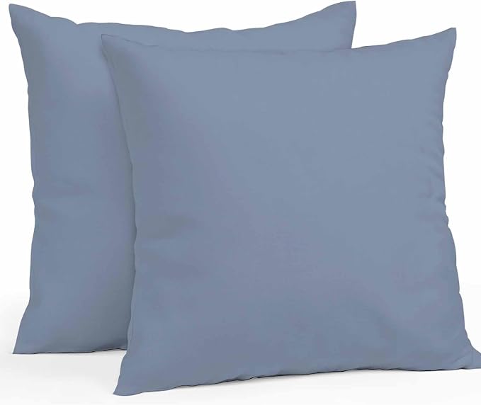 Throw Pillow Covers 26x26 Inch Set of 2, Blue Pure Color Waterproof Outdoor Pillow Covers, Aesthetics Contemporary Luxury Decorative Cushion Pillowcases for Couch, Sofa, Bed, Garden, Patio
