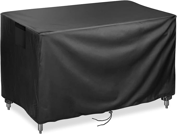 Outdoor Prep Table Cover, 56 inch Waterproof Patio Serve Prep Storage Cart Cover, Outdoor Rectangle Furniture Cover - 56 X 26 X 36 Inch