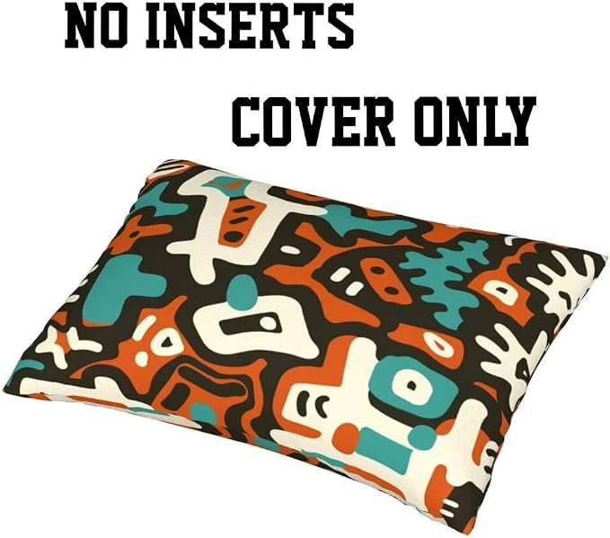 Outdoor Pillows Waterproof Set of 2 Outdoor Pillow Covers 16x24 Inch, Abstract Throw Pillows Geometric Pillow Covers, Garden Decorative Pillows Outdoor Pillows for Patio Furniture Car Home Decor-hs216