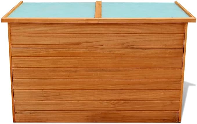 Gardening Supplies Patio decor Deck box Outdoor storage Box Patio Storage Box 49.6"x28.3"x28.3" Wood