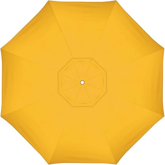 California Umbrella Replacement Canopy Cover in Pacifica Yellow Umbrella, 11' Round