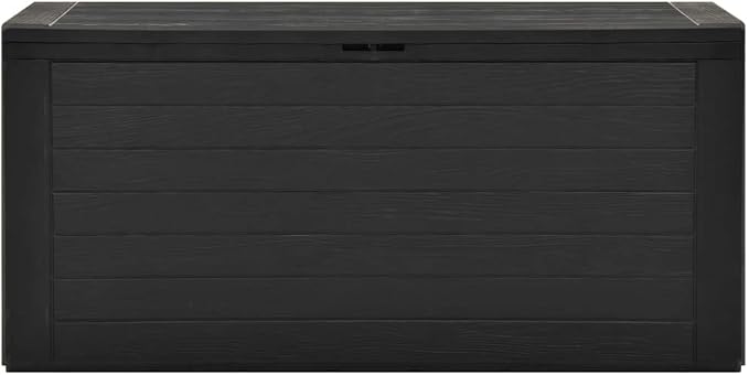 Patio Storage Box,Outdoor Toy Box,Outdoor Cushion Storage,Pool Storage,Outdoor Towel Storage,for Patio Furniture, Pillows, Pool Supplies, Garden Tools, Anthracite 45.7"x17.3"x21.7"
