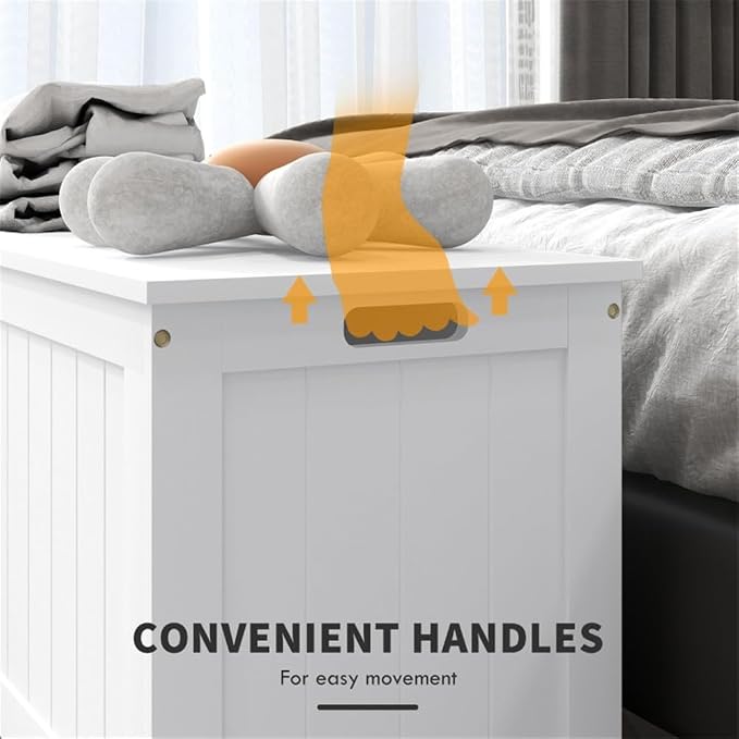 JHshop White Deck Box-Organization and Storage for Patio Furniture Outdoor Cushions, Outside Storage Box,Outdoor Storage for Patio Furniture, Patio Bin & Bench, Deck Box, Outdoor Storage Box