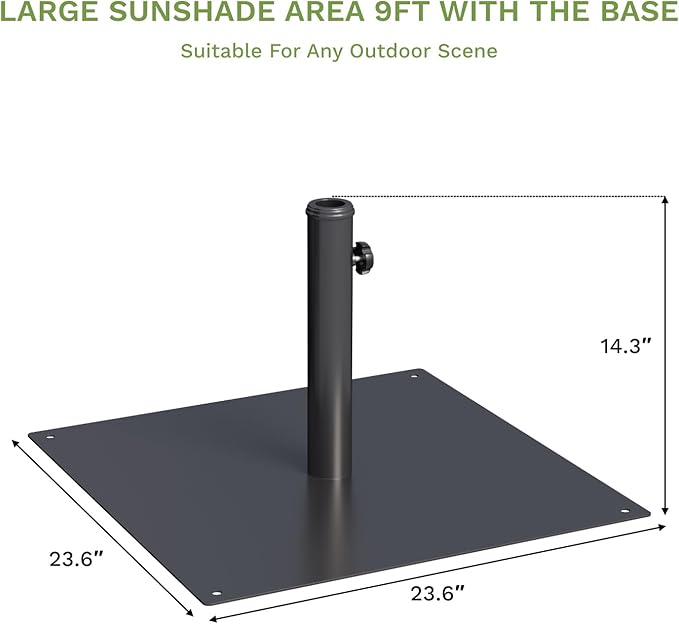 Patiowell 9 FT Motorized Patio Umbrella with Base Included, Outdoor Umbrella with Base, Detachable Power Bank Hands-Free Automation, Aluminum Frame for Backyard, Poolside, Outdoor Dining, Burgundy Red