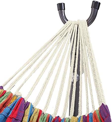 Hammock Set (Hammock Frame Small Color Bar) Natural Rope (Color bar)
