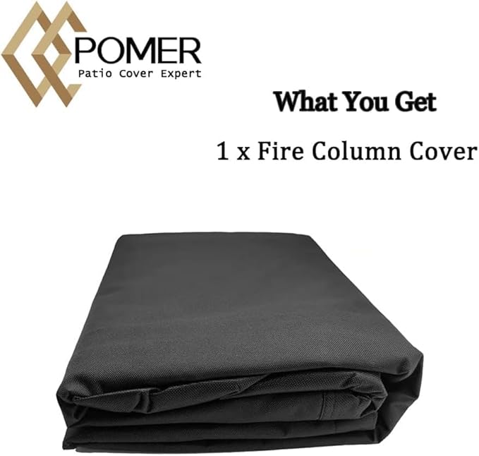 POMER Patio Furniture Set Cover,198Inch Tall High Table Cover for Round Furniture Set,Table Covers for Round Furniture Set-198D x 43H Inches