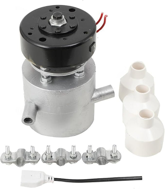 Hydro Water Turbine Generator, 1000W Micro Hydroelectric Generator 220V Three-Pipe AC High Power with Ballast & 150mm(3 X 50mm) Inlet Fitting, 10L/S
