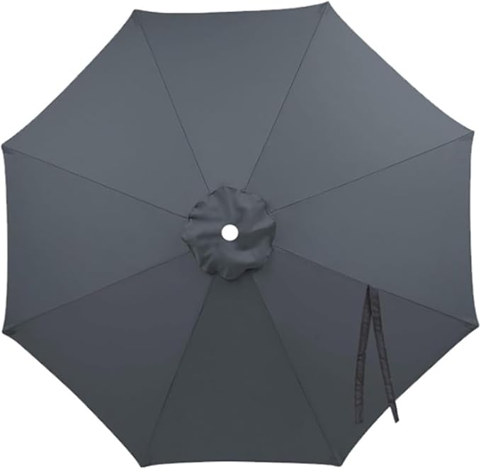 Patio Umbrella Replacement Canopy for 6/8 Ribs, Waterproof Outdoor Market Table Parasol Cover, 6.6ft 9 ft 10ft 13ft Umbrella Replacement Top Cover, Canopy Only