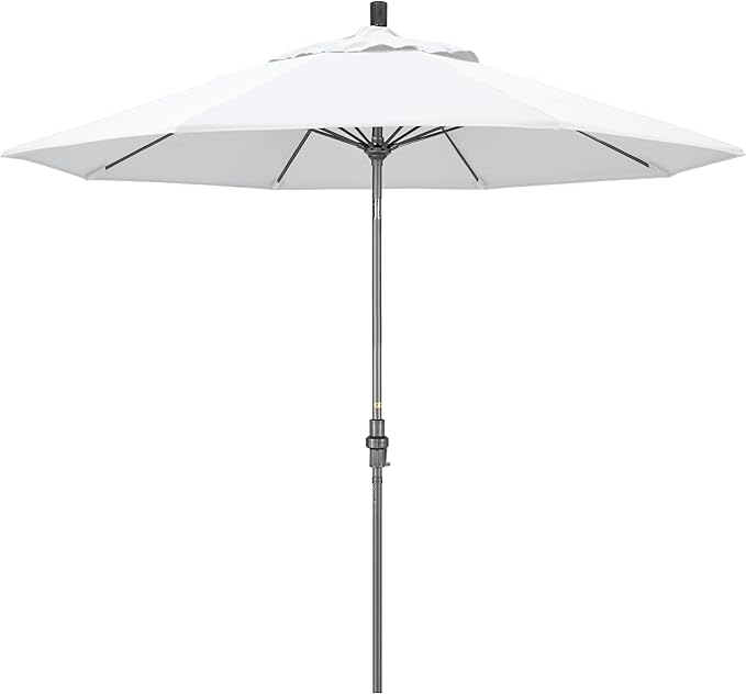 California Umbrella Crank Lift, Collar Tilt, Aluminum Pole