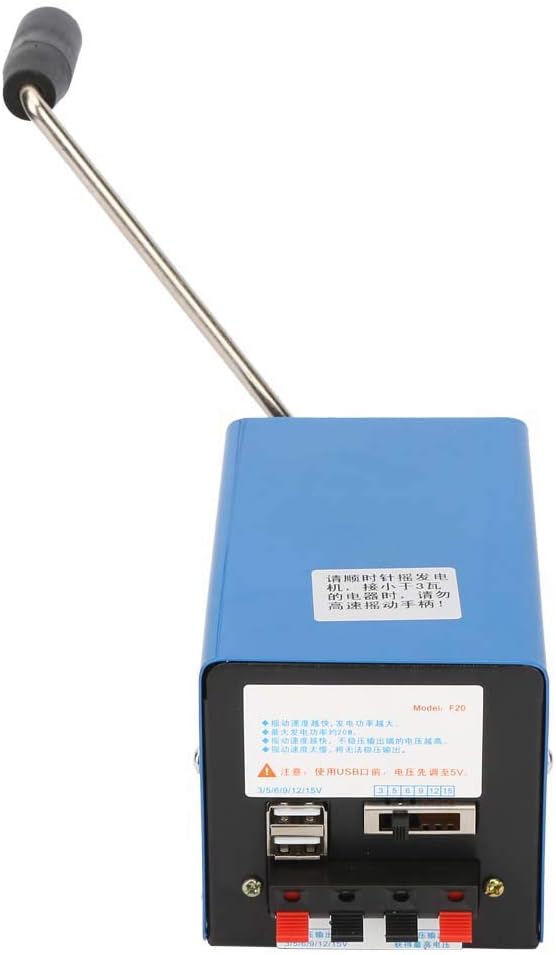 USB crank generator, hand crank power generator, portable mobile emergency power generator, manual power supply, emergency charger, for camping, outdoor, garden generators