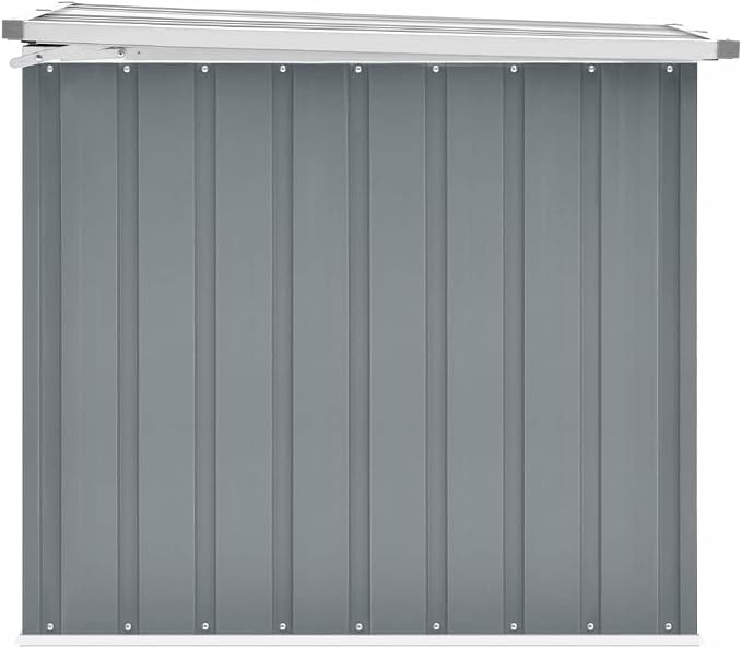 Patio Storage Box,deck box,outdoor storage box,toolbox,patio furniture,Easy to open and close with hinged lid, Gray 58.7"x39"x36.6"