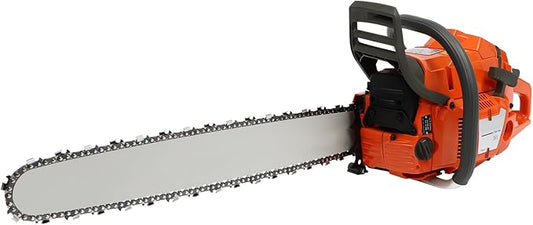 Gas Chainsaw, Gas Powered Chainsaws with Tool Bag, 2-Cycle Handheld Cordless Petrol Gasoline Chain Saw for Cutting Tree Wood Trimming Garden Farm (65cc 24inch)