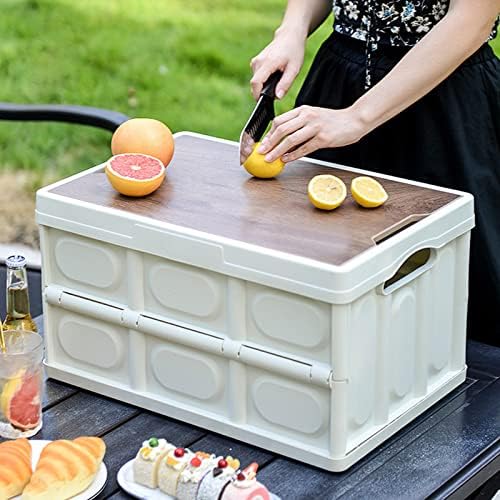 Outdoor Storage Box - 30L Durable Removable Deck Box for Patio Cushions, Gardening Tools, Sports Equipment, and Outdoor Accessories