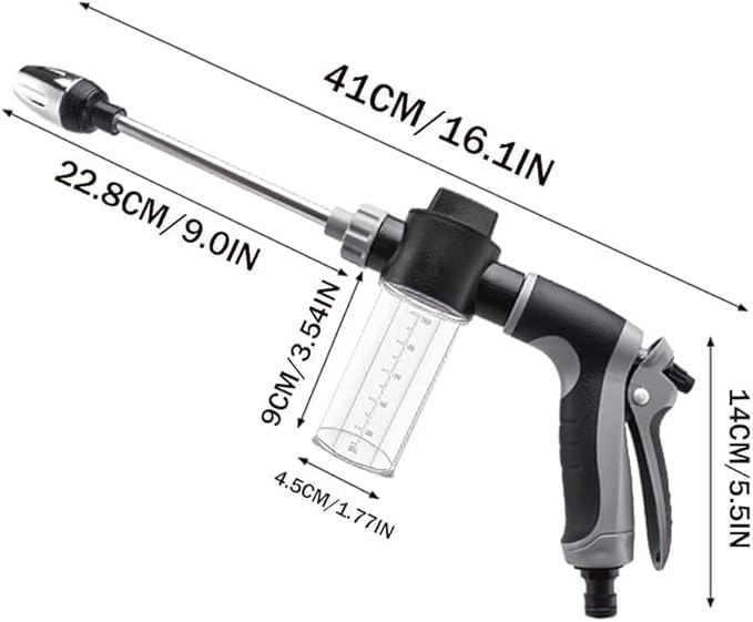 Hose Hawk Pro, Hose Hawk Pro Pressure Washer, Three Spray Modes, Universal and Easy to Install, Effortless Dirt & Stain Removal (2PC)