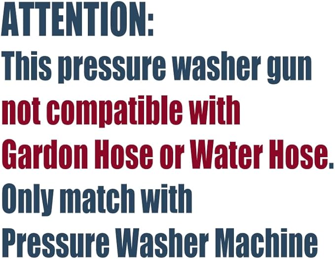 Swivel Pressure Washer Short Gun,Sturdy 5000PSI Power Washer Handle with Replacement Extand Wand Carwash Water Spray Washing Gun and 3/8 Plug & M22-14mm & M22-15mm and 1/4 Adapter 5 nozzles