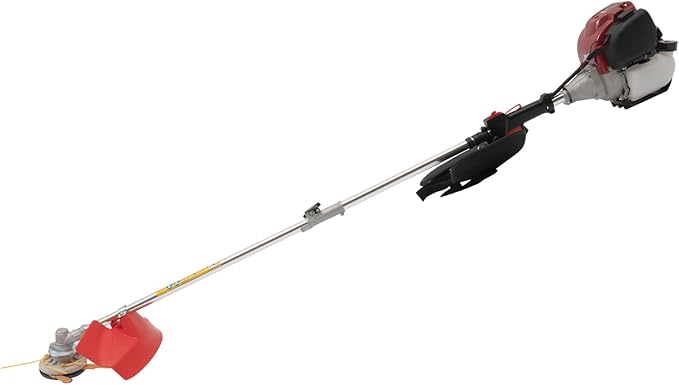 43cc Gas Weed Eater, 750W Gasoline Weed Trimmer Brush Cutter Lawn, 4-Stroke Gasoline Engine Grass Tools, Portable Single-Cylinder Brush Cutter Grass Trimmer Tool for Home Garden Lawn Mowing