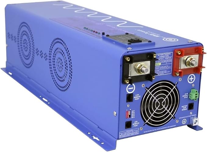 AIMS 4000W 12V Pure Sine Inverter Kit w/Remote