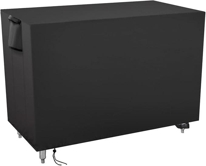 Outdoor Prep Table Cover 45 Inch,Waterproof Patio Outdoor Stainless Steel Metal Grill BBQ Table Cart Cover Dustproof Windproof All Season Pretection for Outdoor Table - 45 x 34 x 20 Inch