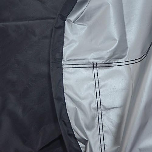 FLR 105x70x34inches Patio Table Cover Veranda Rectanguler Black Waterproof Outdoor Dinner Protector Dust-Proof Table Desk Cover Furniture Covers with Storage Bags for Garden Outdoor Indoor Furniture