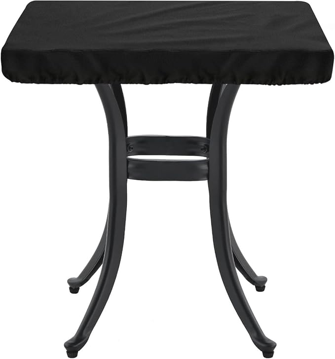 Outdoor Square Table Cover Waterproof Anti-UV Heavy Duty Square Table Covers for Outdoor Furniture,Windproof Patio Coffee & Dining Table & Table Top Cover Weatherproof,36"L×36"W×6"H