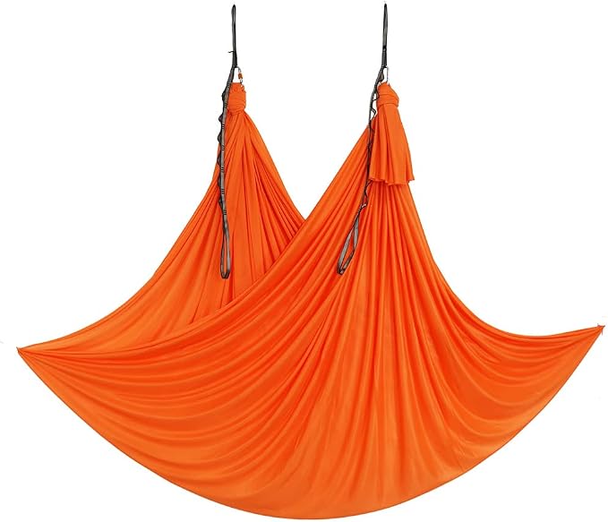 Deluxe Pilates & Yoga Flying Swing Aerial Hammock - Silk Fabric (5mx2.8m)