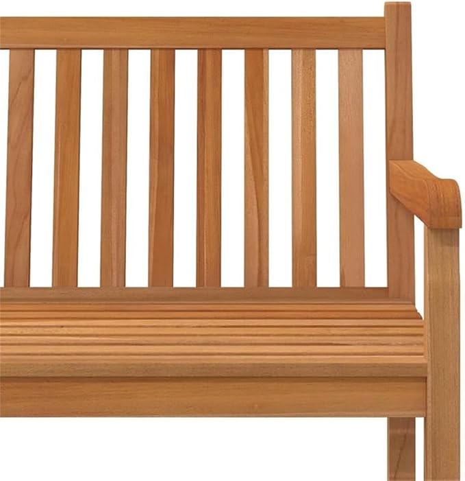Afuera Living 3-Piece Solid Teak Wood Garden Dining Set, Matte Brown Finish, Weather-Resistant Outdoor Table 70.9 in with Benches for Patio or Garden Use, Seats Up to 4 People