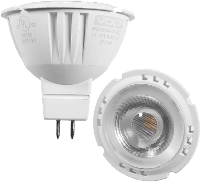 VOLT 20-Pack 12V Fat Boy Bronze Outdoor Spotlight & 5W 3000K MR16 LED Bulb | Solid Brass, 400 Lumens of Modern White Light, Low Voltage, Ideal for Uplighting of Yard, Garden, Trees & House