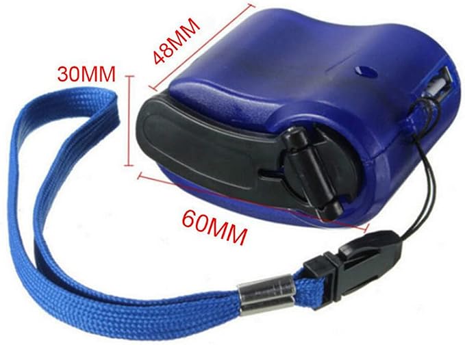 USB Hand Crank Charger, Portable Hand Crank Generator for Camping Outdoor Charging, Mobile Power