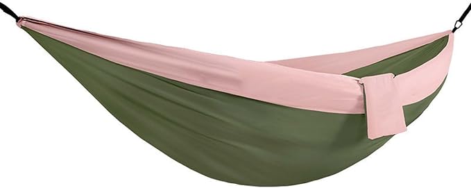 YSUEFIJO Foldable Outdoor Hammock, Travel Hammock for Camping and Relaxing, Hanging Hammock Convenient and Comfortable, Perfect for Garden Or Hiking Trips, Supports 300kg