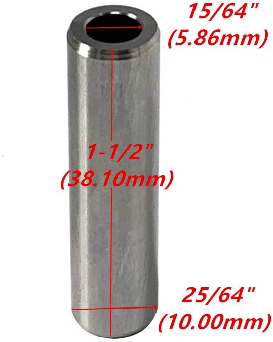 Piston Kit with Ring Pin Clip for 2HP 2-Stroke 2-Cycle 63CC 64CC Gas Generator (64cc)