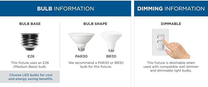 Progress Lighting 1-Light Adjustable Swivel Flood Light, Outdoor, P5202-31, Black