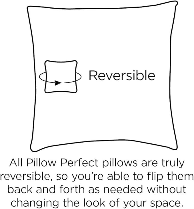 Pillow Perfect Outdoor/Indoor Corinthian Dapple Lumbar Pillows, 11.5" x 18.5", Blue, 2 Pack