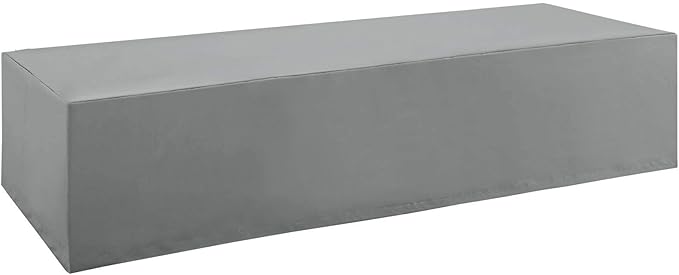 Modway Immerse All-Weather Outdoor Patio Furniture Cover for Use With Convene / Sojourn / Summon Chaise, Gray