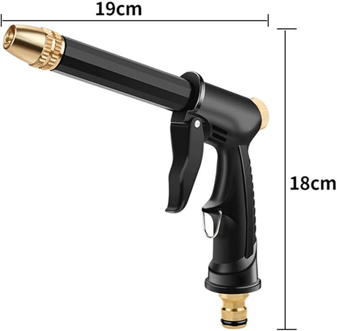High Pressure Sprayer for Car Wash & Patio Cleaning, Easy Outdoor Watering Tool for Homeowners (BB+ 10 m Hose)