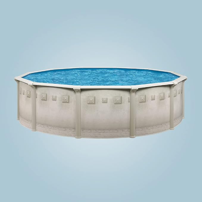 WaterThat Steel Frame Above-Ground Pool Kit, DIY Family Size Backyard Pool with Sand Filter Pump, Ladder, Liner, Skimmer, and Net (Laredo, 18' x 52")