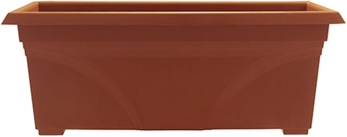 Southern Patio 27" Medallion Deck Box, Terra Cotta
