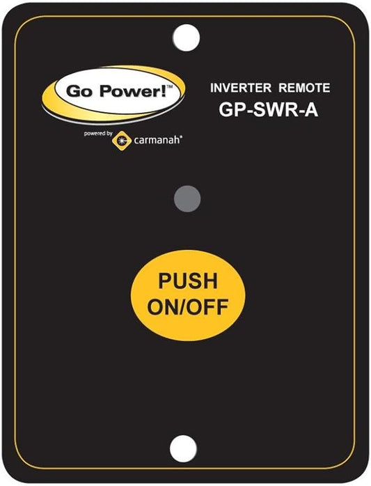 Go Power! GP-SWR-A Pure Sine Wave Inverter Remote , Black