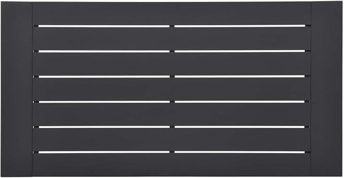 Modway Tahoe 2-Piece Fabric/Powder-Coated Aluminum Outdoor Set in Charcoal/Gray
