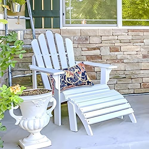 JMGBird Red Outdoor Pillows Covers Outdoor Throw Pillowcases | 12x20 Outdoor Pillow Covers with 2 Color Combinations Waterproof Outdoor Pillows for furniture