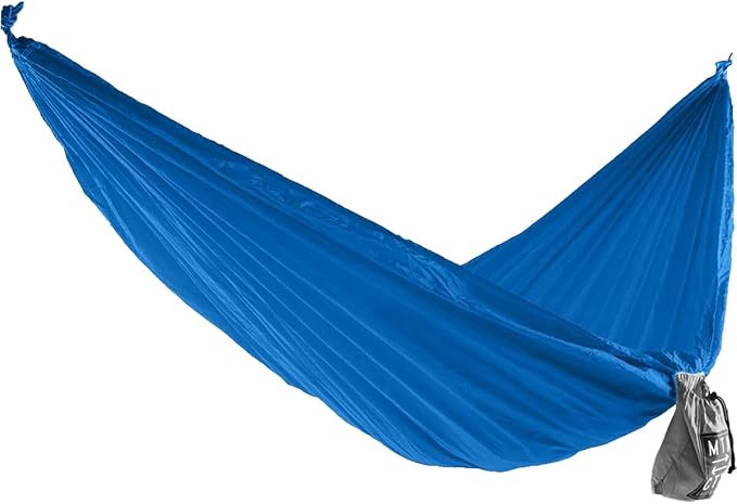 Coalatree, Loafer Single Hammock, Blue/Grey, One Size